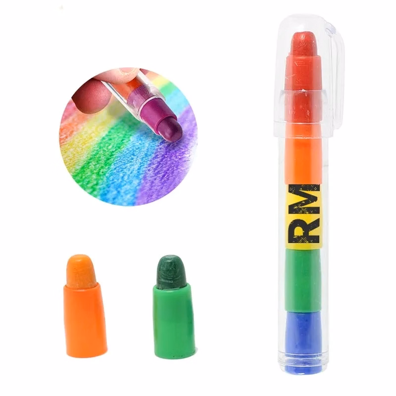 Portable Stackable Colorful Crayons