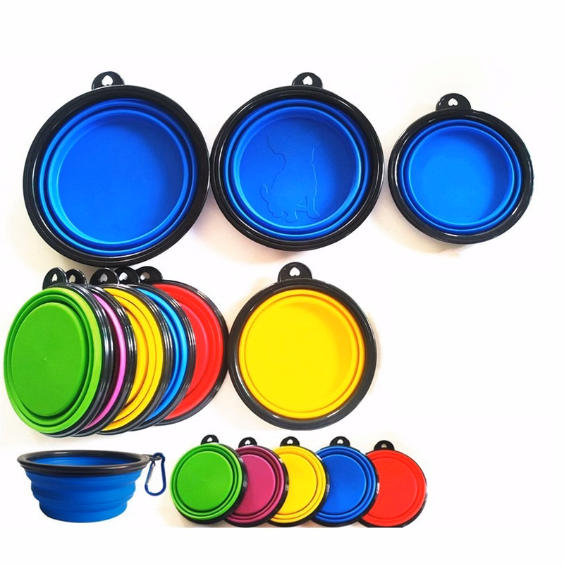 TPE Folding Pet Bowl With Carabiner