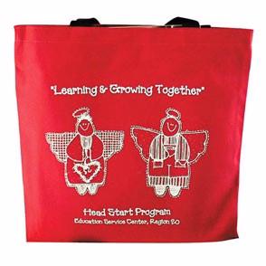 Colored Canvas Flat Tote Bag (14"x14")
