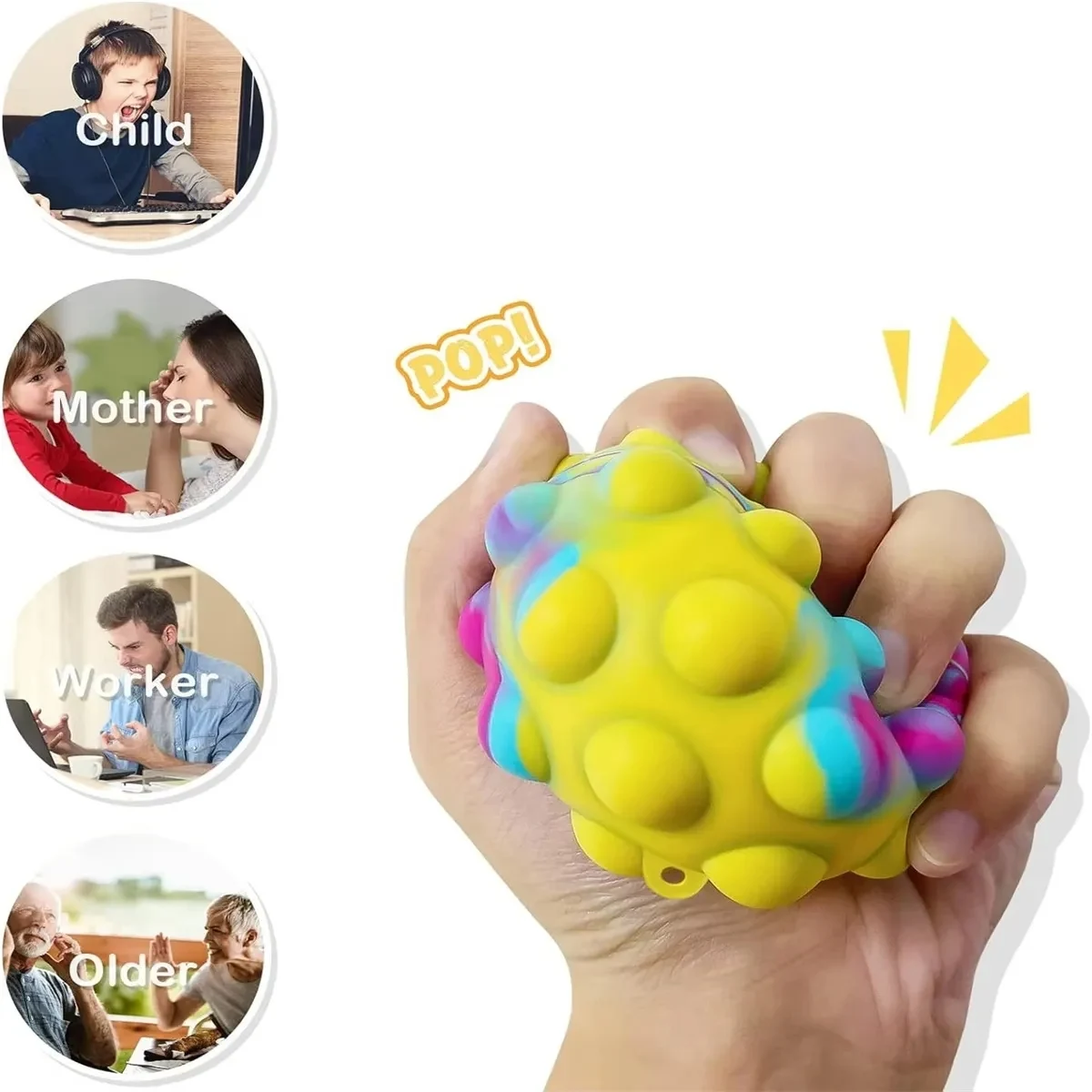 Push Pop Ball - Solid 1