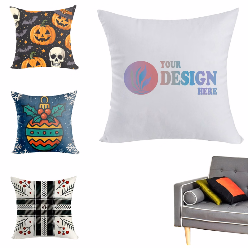 Polyester 16" x 16" Throw Pillow