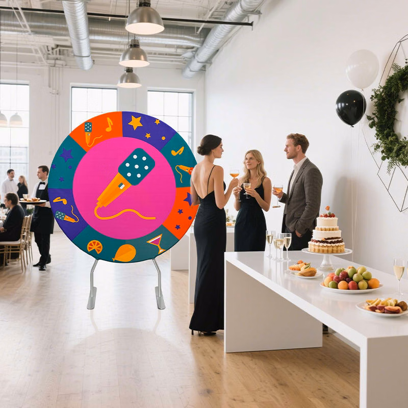 Round Shaped Backdrop
