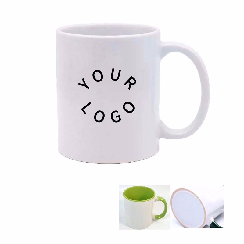 Classic White 11 Oz Ceramic Coffee Cup
