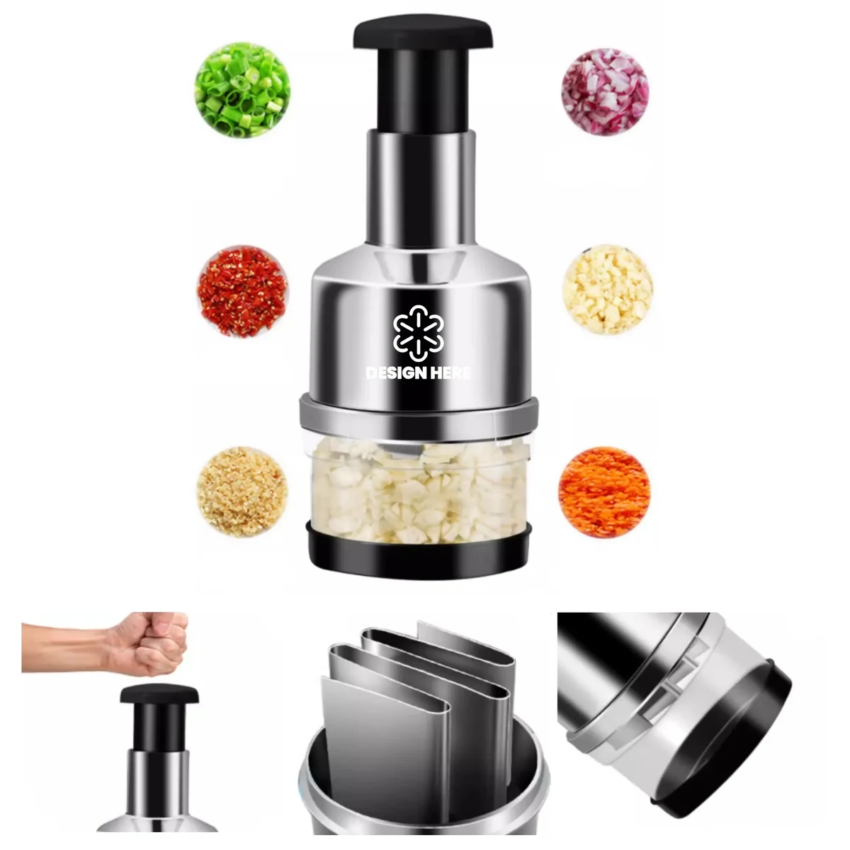 Multifunctional Garlic Press Household 1