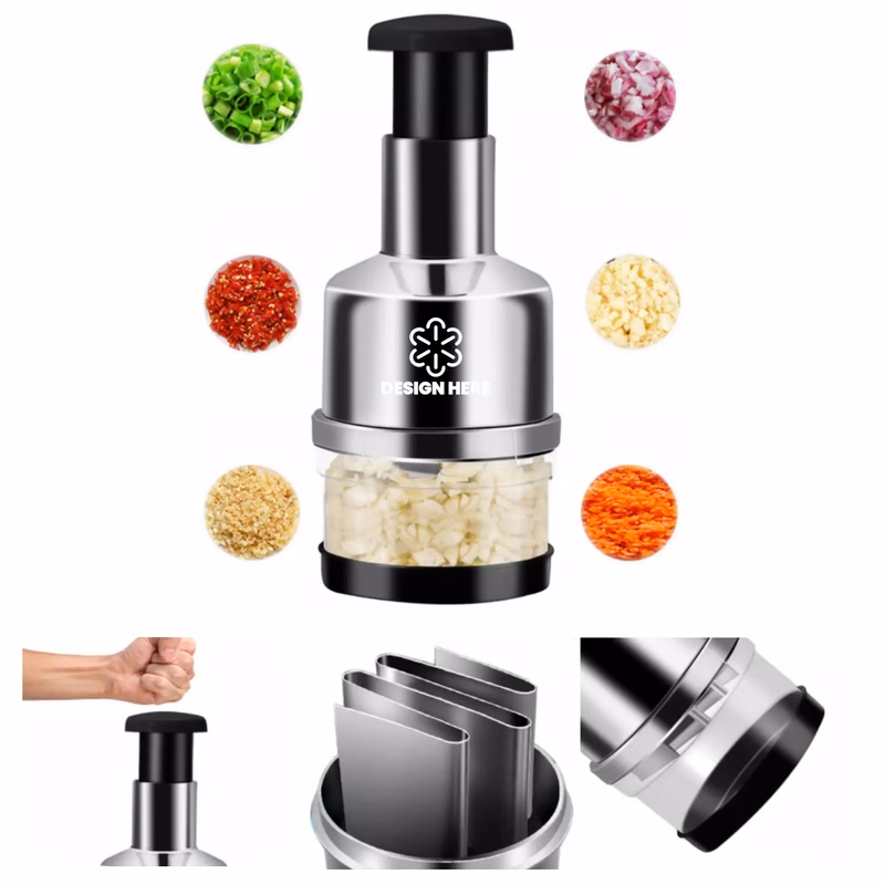 Multifunctional Garlic Press Household