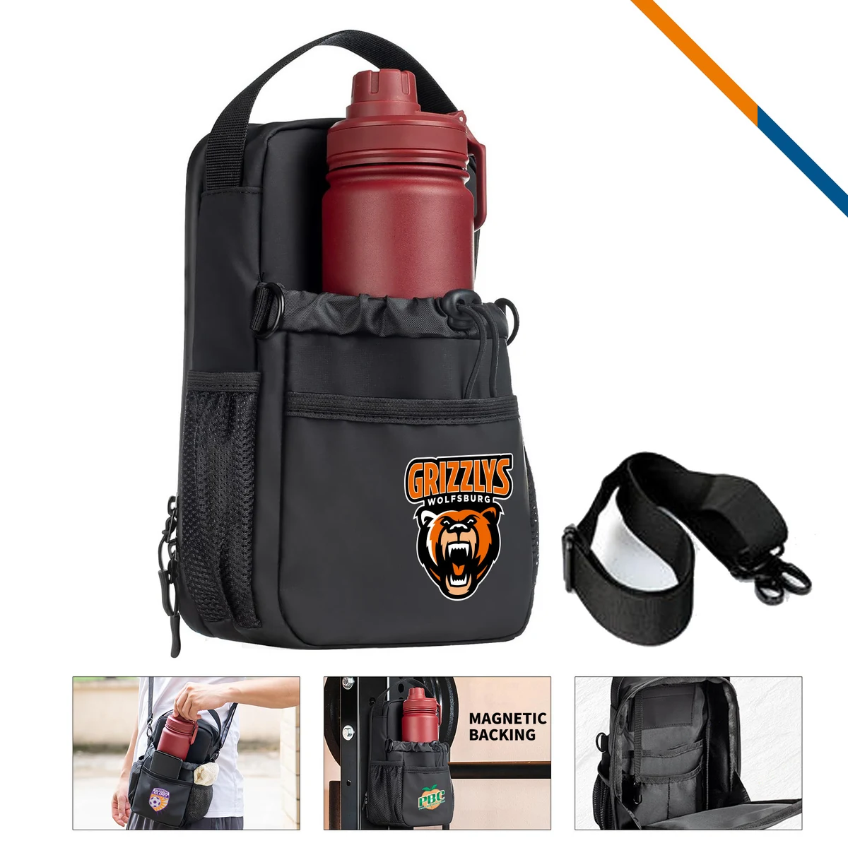 SipPack Magnetic Water Bottle Bag 1