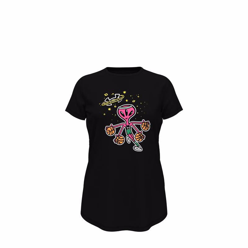Girls' UA Out Of This World Basketball Short Sleeve