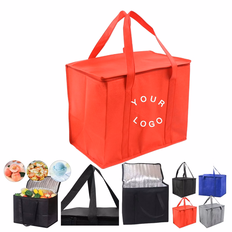 Reusable Thermal Grocery Tote for Food Transport