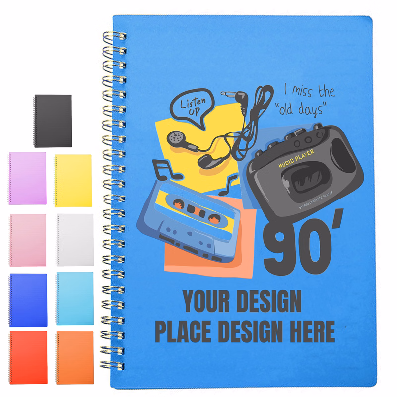 A5 Spiral Notebook Journals Study Office Supplies