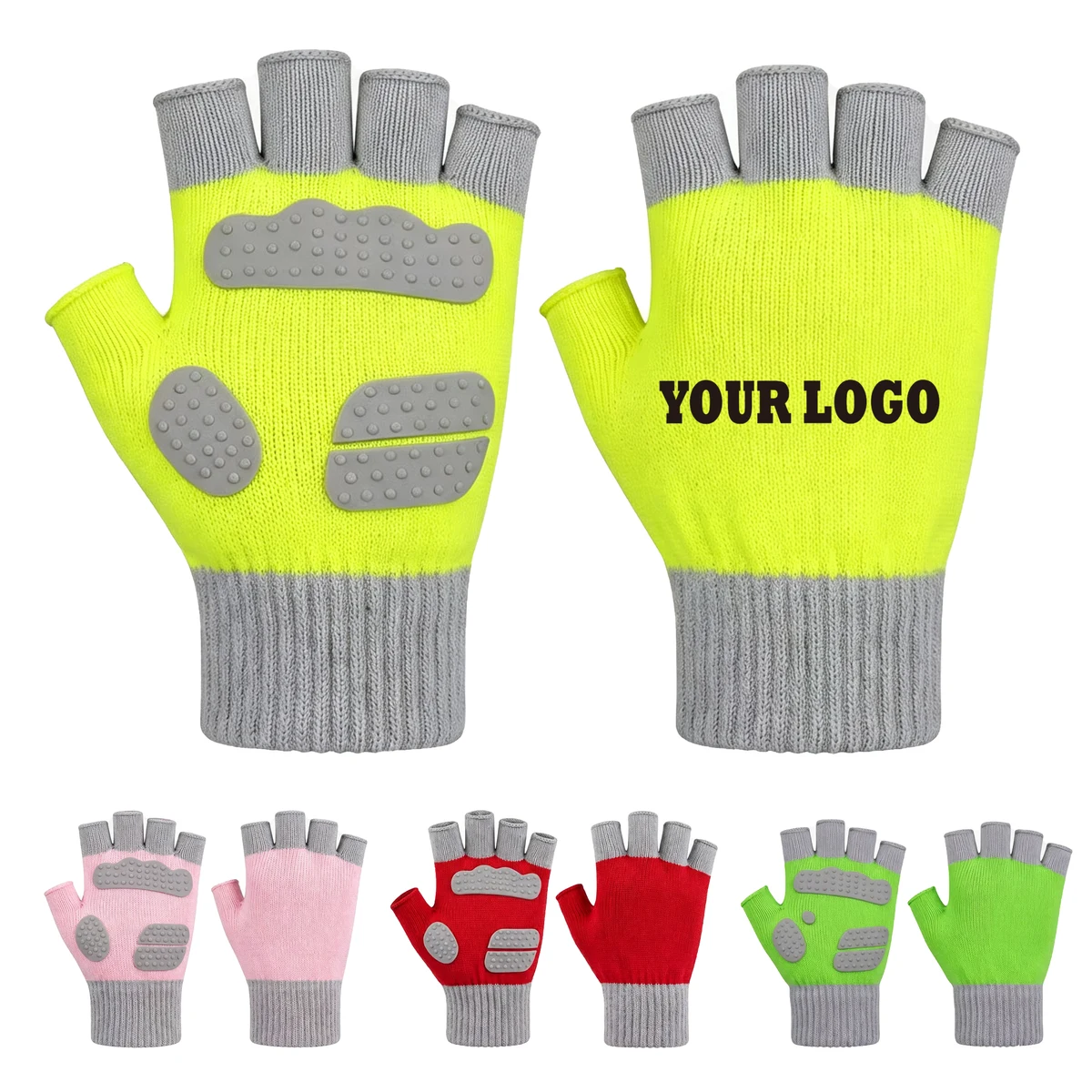 Custom Nylon Cycling Fingerless Gloves 1
