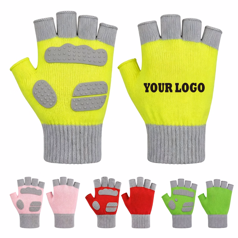 Custom Nylon Cycling Fingerless Gloves