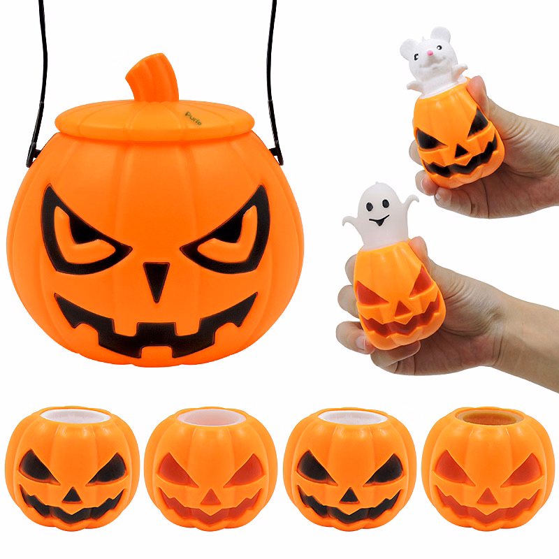 Funny Halloween Pumpkin Head