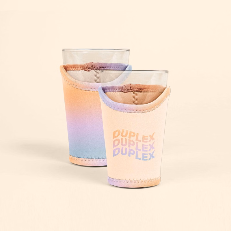 STACIA DELUXE PINT GLASS SLEEVE - 4CP DUPLEX