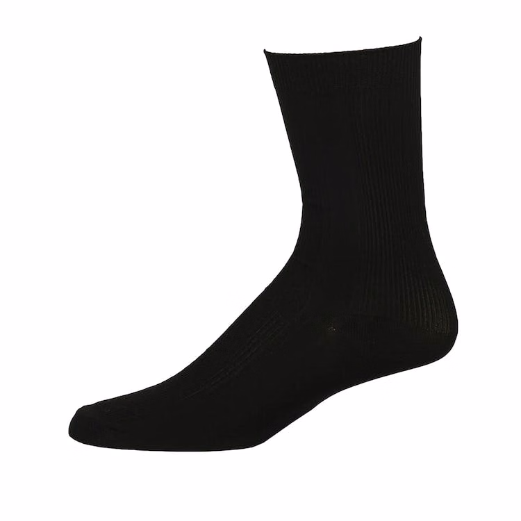 Men's Dress Poly Socks - Size 10-13 Assorted Colors 6 Pack