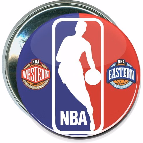 NBA West and East, Basketball Button