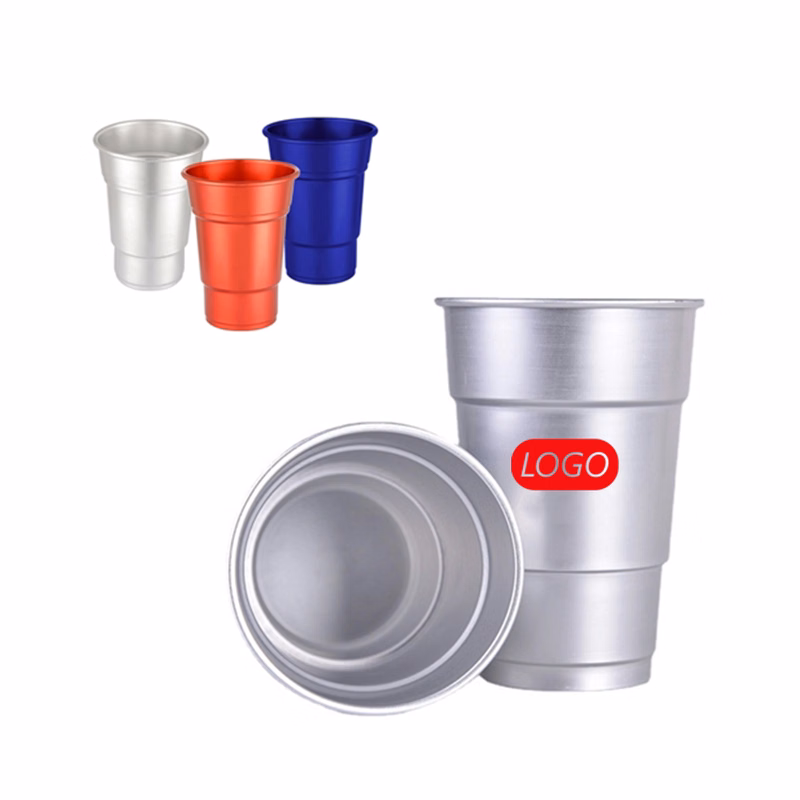 15 OZ Custom Stackable Aluminum Cup Beer Mug
