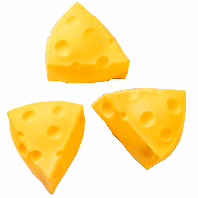 MOQ100 Stress-Relieving Toy Cheese