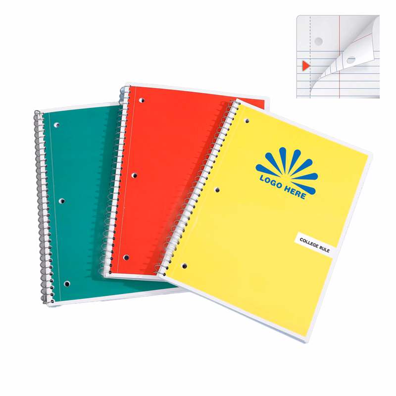 Detachable College Ruled Spiral Notebook