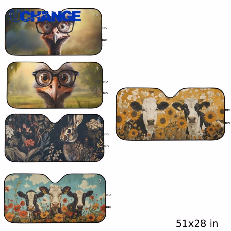3D Printed Animal Car Sun Shade Accessory