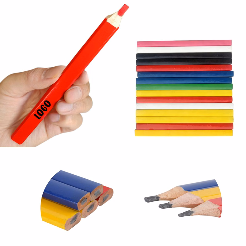 7" Flat Carpenter Pencil HB
