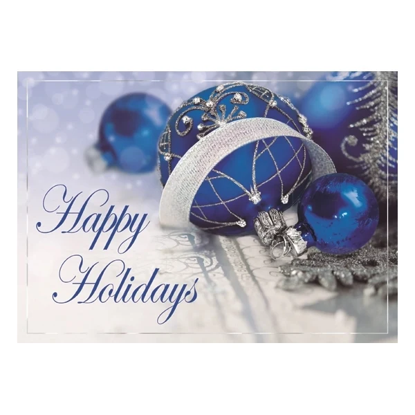Starlight Sapphire Holiday Greeting Card 1