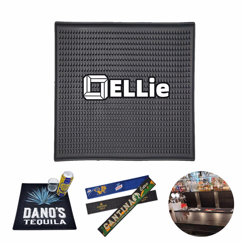 Custom Heavy Duty Vinyl Bar Counter Rail Mat