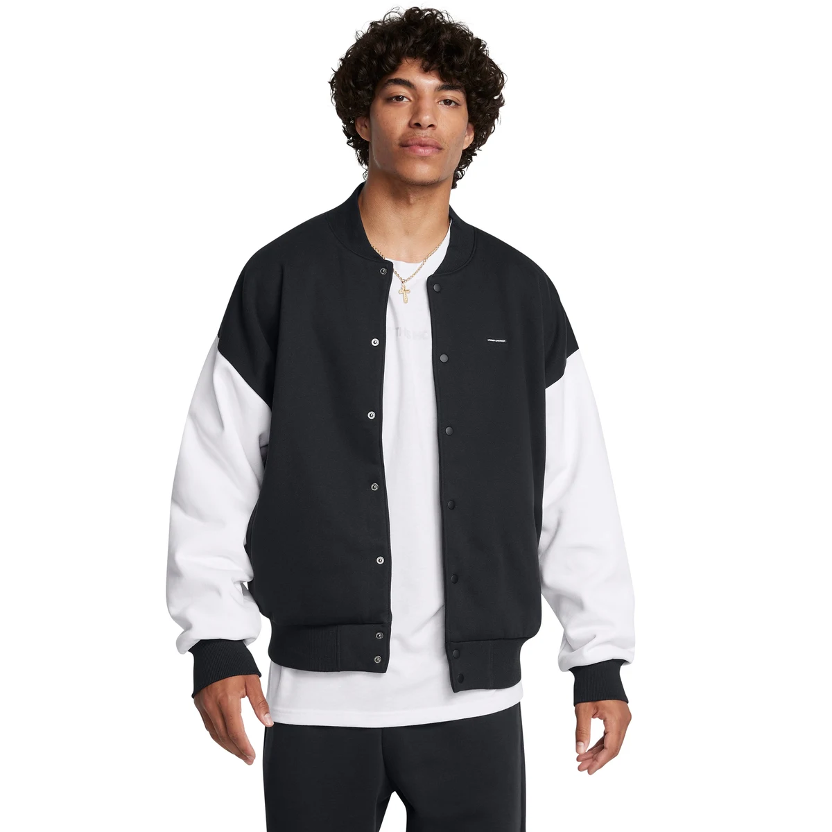 UA Icon Heavyweight Fleece Men's Oversized Bomber 1
