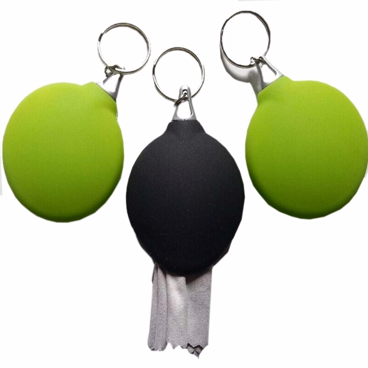 Microfiber Cleaning Cloth with Carrying Cover and Key Ring