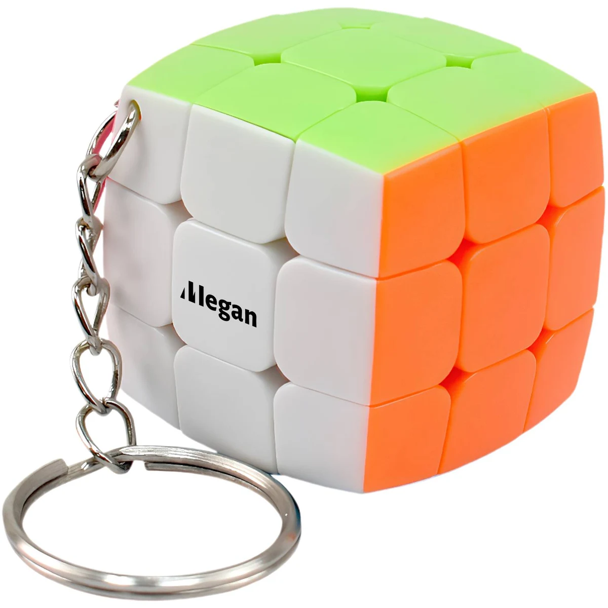 Mini Plastic Cube Keychain 1