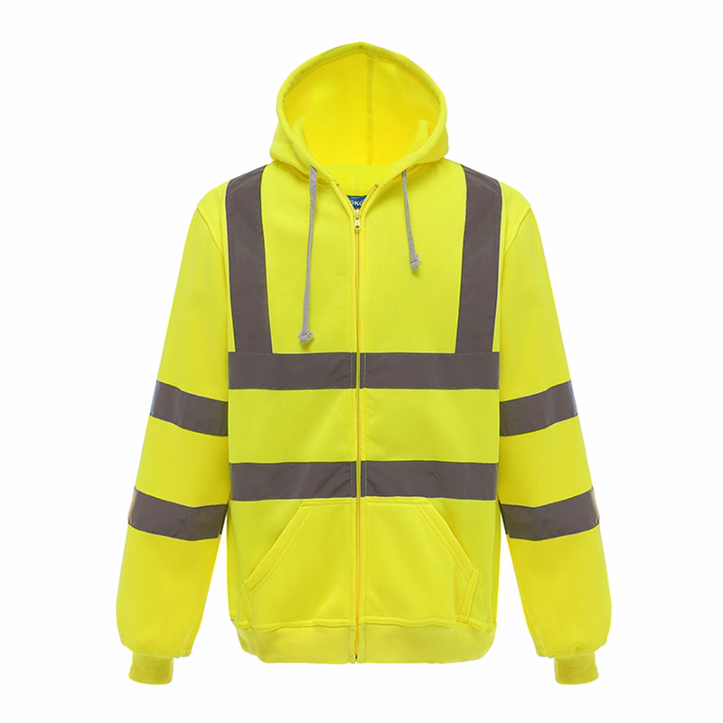 Winter Proof  Reflective Hooded Sweatshirt