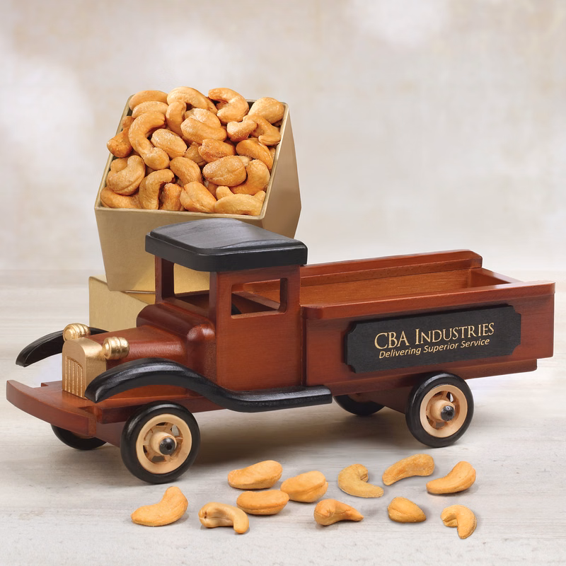 Vintage Pick-up Truck with Fancy Cashews