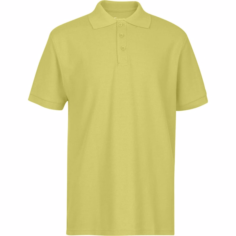 Youth Polo Shirts - Yellow Size 10/12 (M)