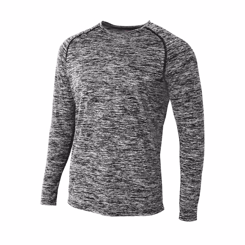 A4 Long Sleeve Raglan Space Dye