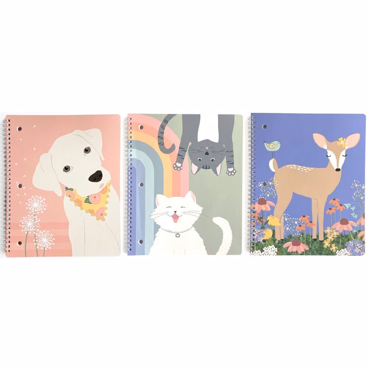 1 Subject Notebooks - Fashion Cover 80 Sheets