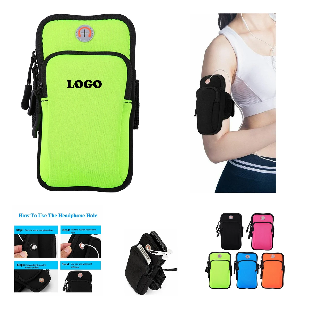 MOQ 10 pcs Fitness Workout Armband 1