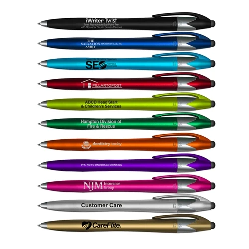 iWriter Twist Stylus & Pen Combo - Black Writing Ink 1