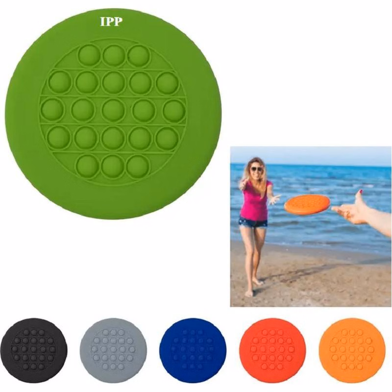 Push Pop Stress Reliever Flying Discs
