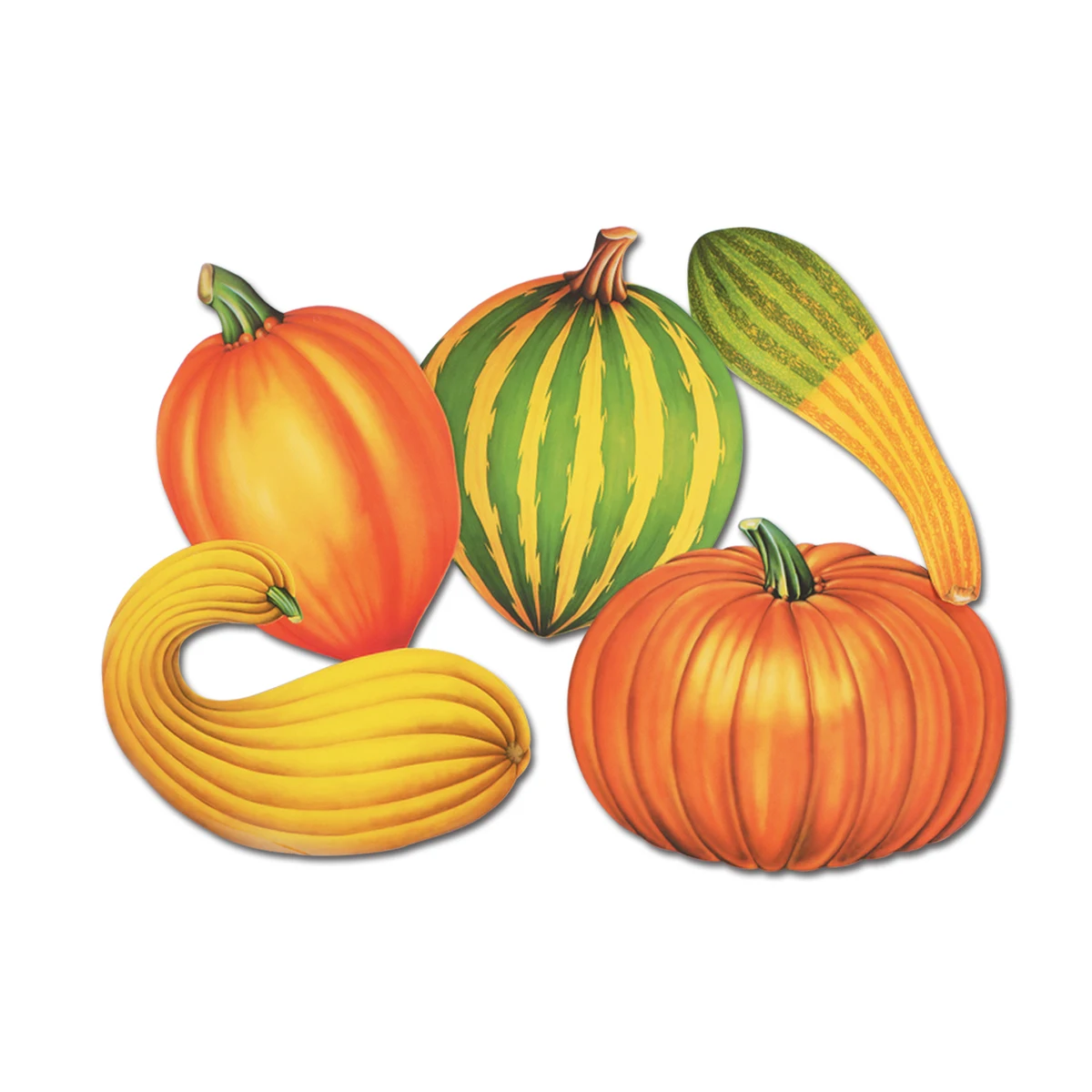 Fall Gourds Cutouts 1