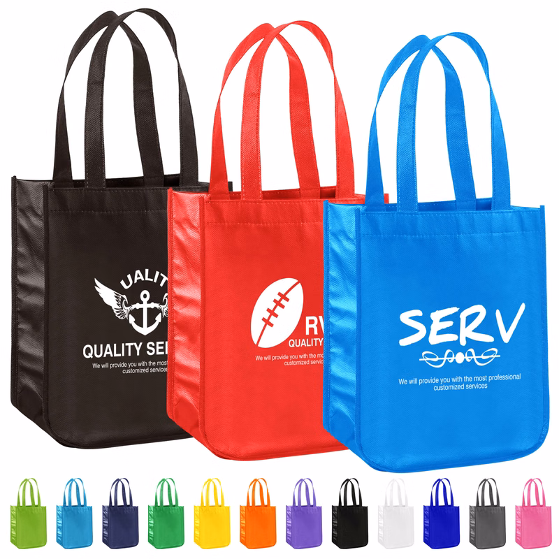"Customizable Rounded Corner Laminated Non-Woven Bag "