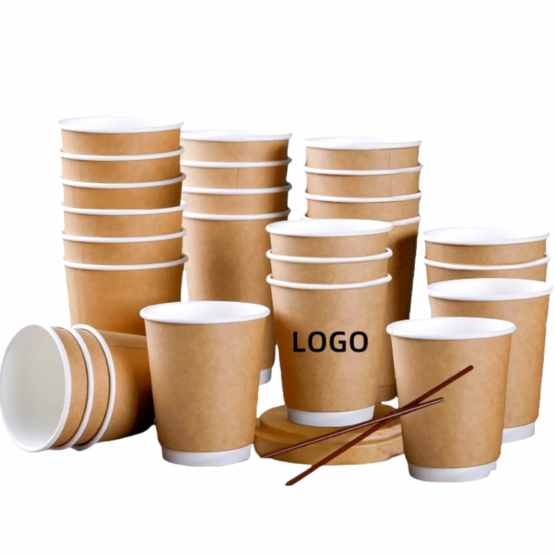 16oz Disposable Kraft Paper Cup