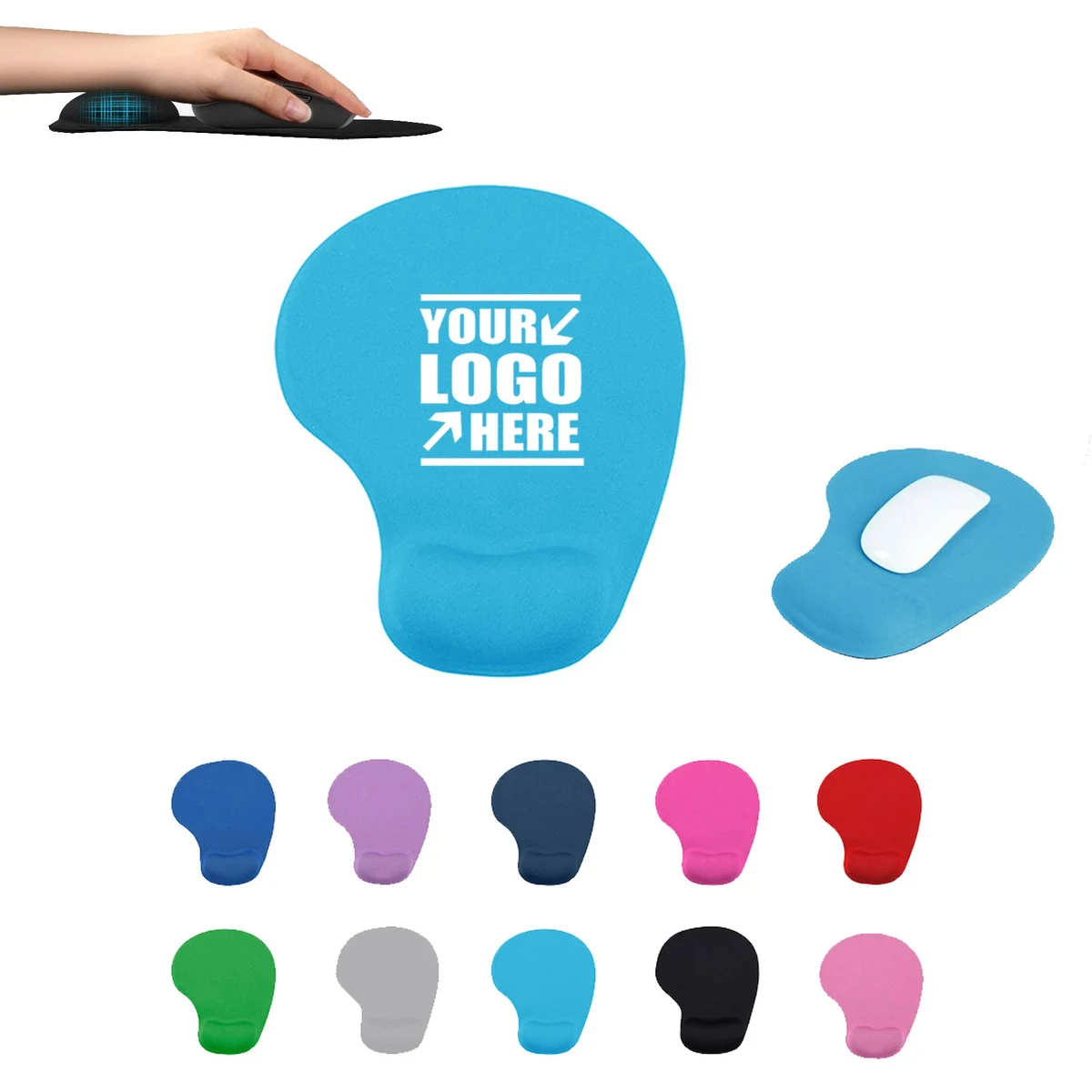 Full Color Wrist Rest Mouse Pad 1