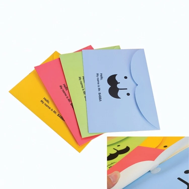 Colorful Custom Paper Document Pouch 1
