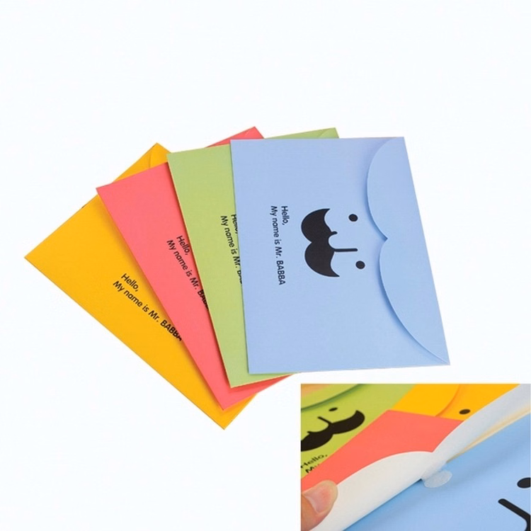 Colorful Custom Paper Document Pouch