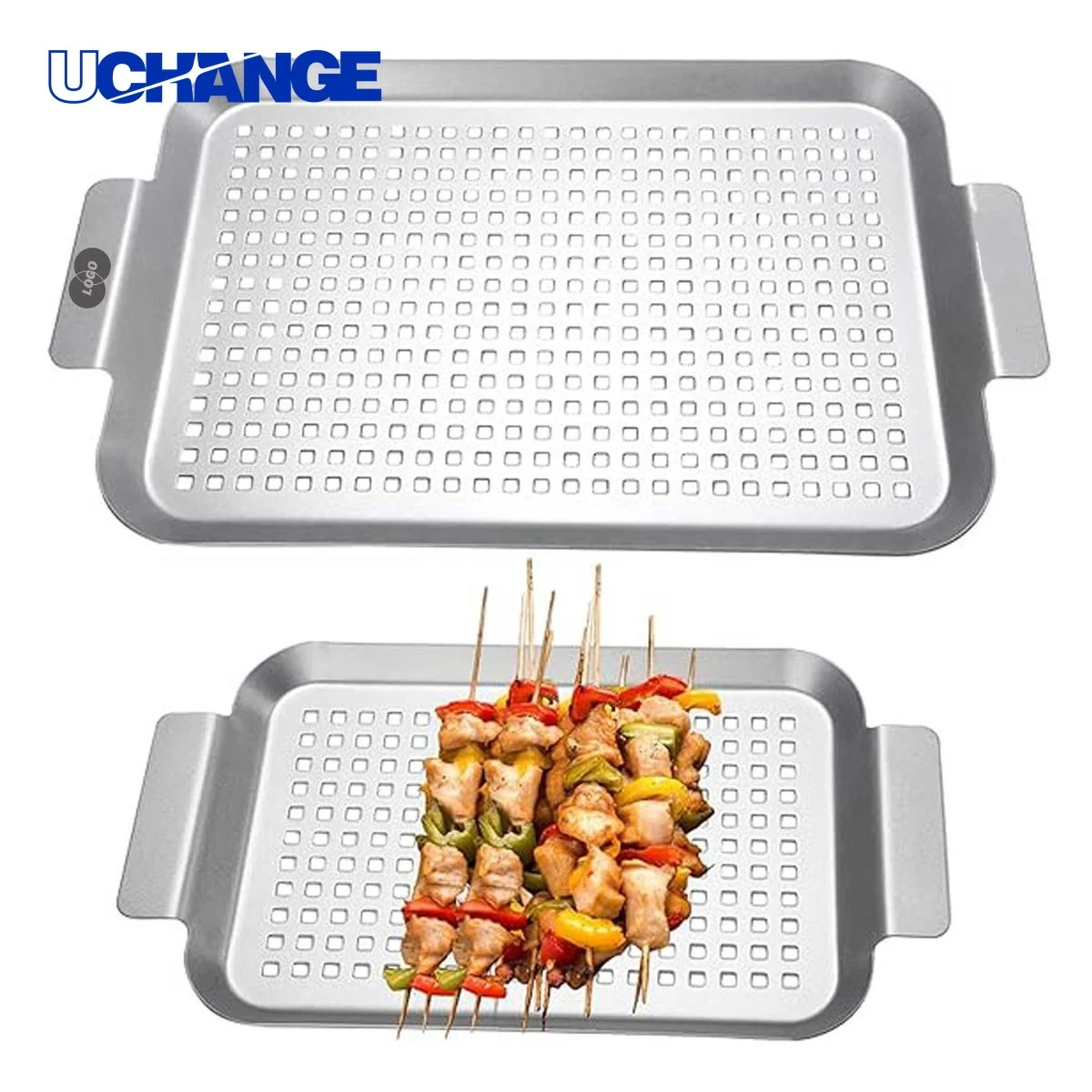 Thicken Grill Pan Tray for BBQ 1