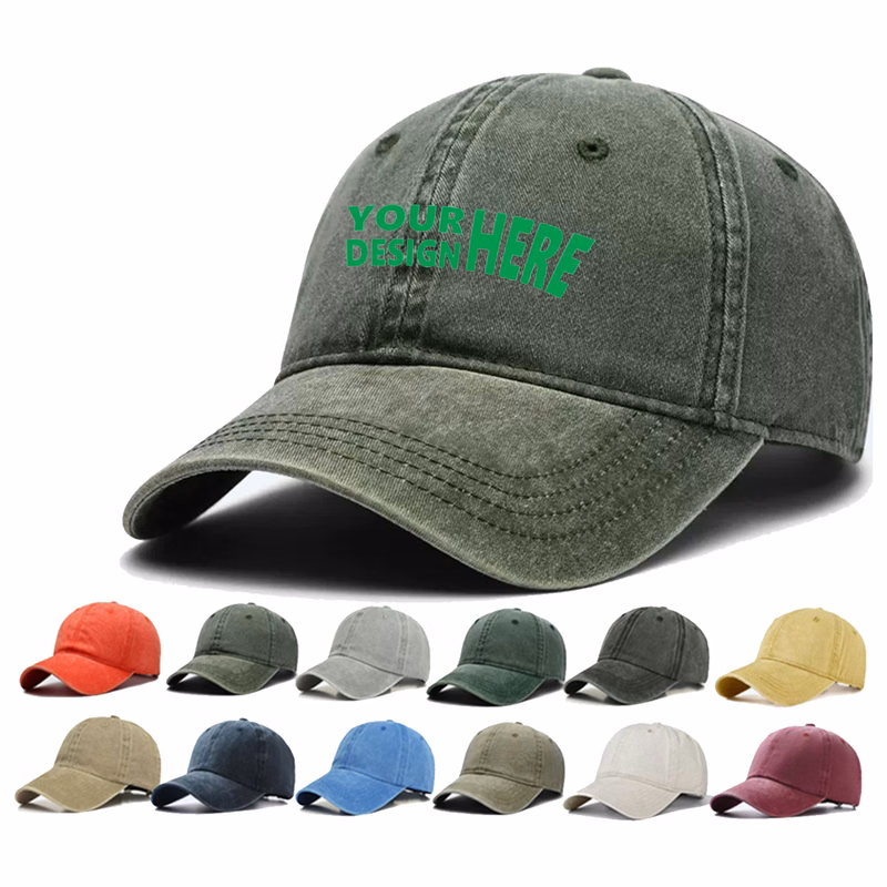 Baseball Cap Washed Cotton Hat