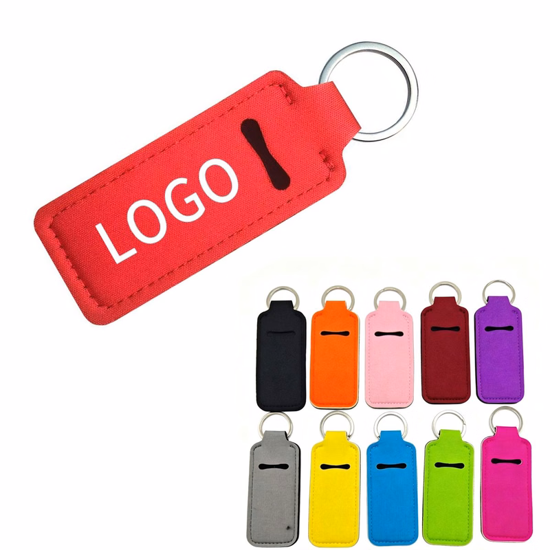 Square Lipstick Holder Keychain