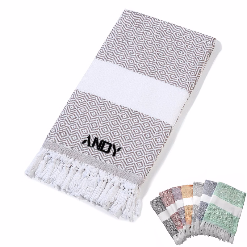 Travel Turkish Cotton Beach Towel Oversized Bath Blanket