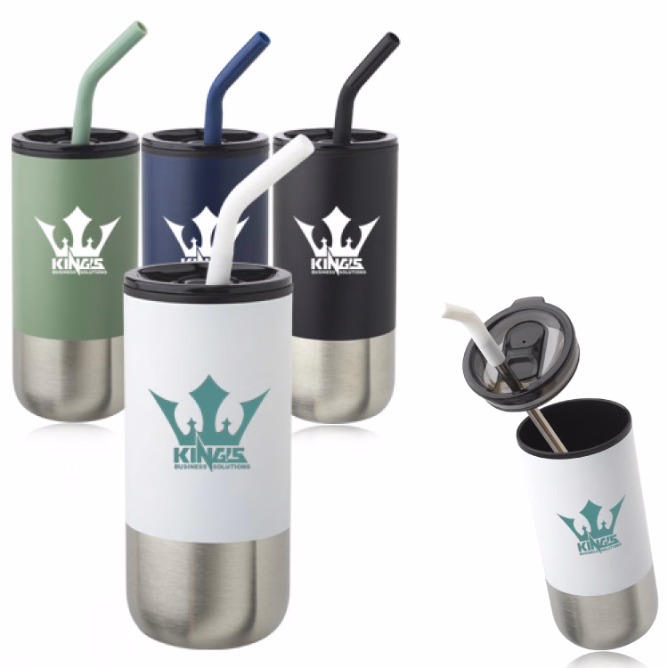 20 oz. Day Off Travel Mugs with Straw