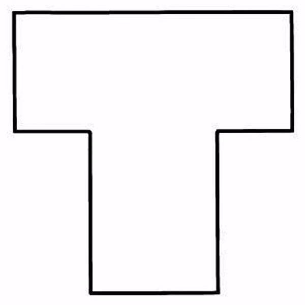 Magnet - Letter T - Full Color