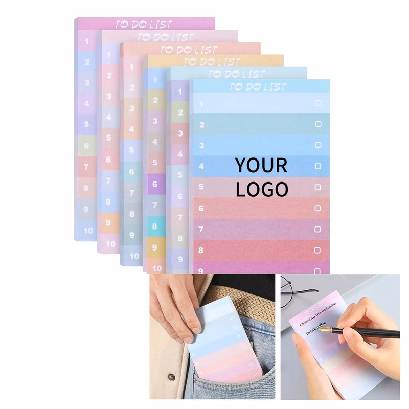 Colorful Reminder Note Pads for Office or School